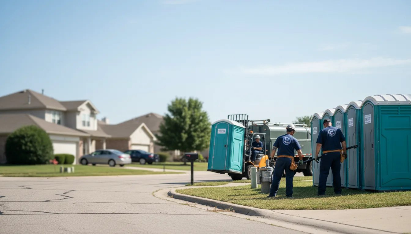 Porta Potty Rental in Pleasant Lake, IN near me
